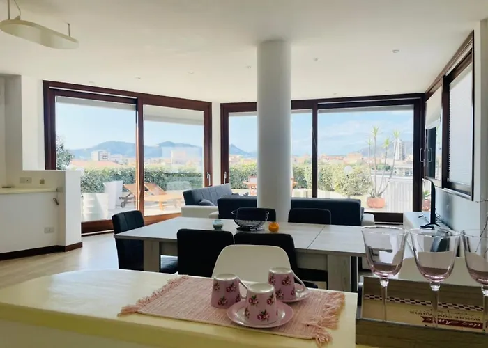 Sunny Rooftop Loft With Gorgeous Views Of Olbia